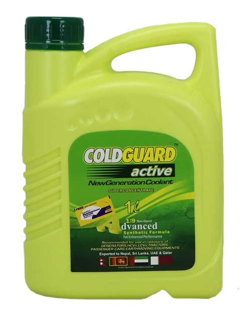 Coldguard Active Synthetic Coolant 1:9 Dilution