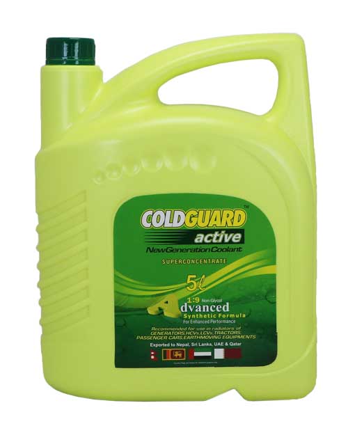 Coldguard Active Synthetic Coolant 1:9 Dilution